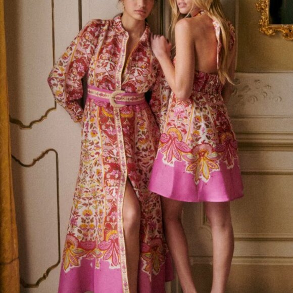 Sezane Rosabella Dress Laguna- NWT - Picture 5 of 5